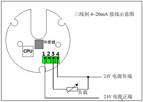瀝青流量計三線製接線圖